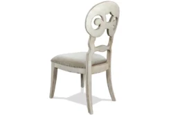 Gwendolyn White Dining Chair-Set Of 2 -Furniluxe 292194 white wood dining chair back 82