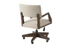 Revis Office Chair -Furniluxe 292521 brown wood office chair back 82