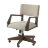Revis Office Chair -Furniluxe 292521 brown wood office chair signature 01