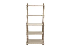 32X75 White Wood Shelving Unit -Furniluxe 293099 white wood bookcase material 76