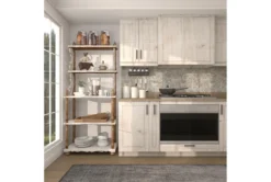 32X75 White Wood Shelving Unit -Furniluxe 293099 white wood bookcase room 94