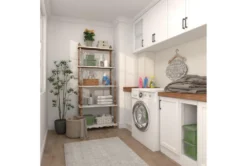 32X75 White Wood Shelving Unit -Furniluxe 293099 white wood bookcase room 95