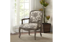 Serafina Brown Accent Chair -Furniluxe 296420 multicolor plywood accent chair room 85