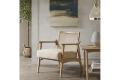 Hayden Accent Chair -Furniluxe 296422 brown wood accent chair room 85