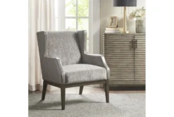 Reba Wingback Accent Chair -Furniluxe 296429 natural plywood accent chair room 85