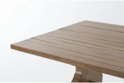 Magnolia Home Collins 84" Dining Table By Joanna Gaines -Furniluxe 296740 natural wood dining table detail 45