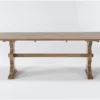Magnolia Home Collins 84" Dining Table By Joanna Gaines -Furniluxe 296740 natural wood dining table signature 01