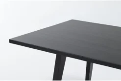 Magnolia Home Phoenix 84" Dining Table By Joanna Gaines -Furniluxe 296752 black wood dining table detail 44