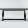 Magnolia Home Phoenix 84" Dining Table By Joanna Gaines -Furniluxe 296752 black wood dining table signature 01