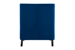 Cecelia Navy Accent Chair -Furniluxe 296940 blue velvet accent chair back 82