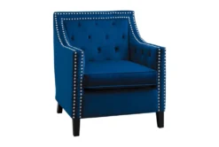 Cecelia Navy Accent Chair