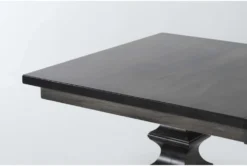 Barton Dew 104" Extension Dining Table -Furniluxe 297383 grey wood dining table detail 45