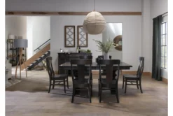 Barton Dew 104" Extension Dining Table -Furniluxe 297383 grey wood dining table room 47