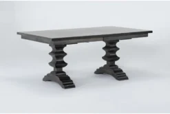 Barton Dew 104" Extension Dining Table -Furniluxe 297383 grey wood dining table side 20