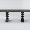 Barton Dew 104" Extension Dining Table -Furniluxe 297383 grey wood dining table signature 012
