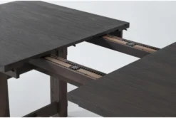 Gustav 78"-98" Extension Rectangle Dining Table By Nate Berkus + Jeremiah Brent -Furniluxe 298470 dark brown wood dining table detail 46