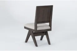 Gustav Angled Dining Side Chair With Upholstered Seat By Nate Berkus + Jeremiah Brent -Furniluxe 298494 dark brown wood dining chair side 192