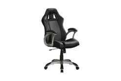 Randy Black + Grey Adjustable Office Chair