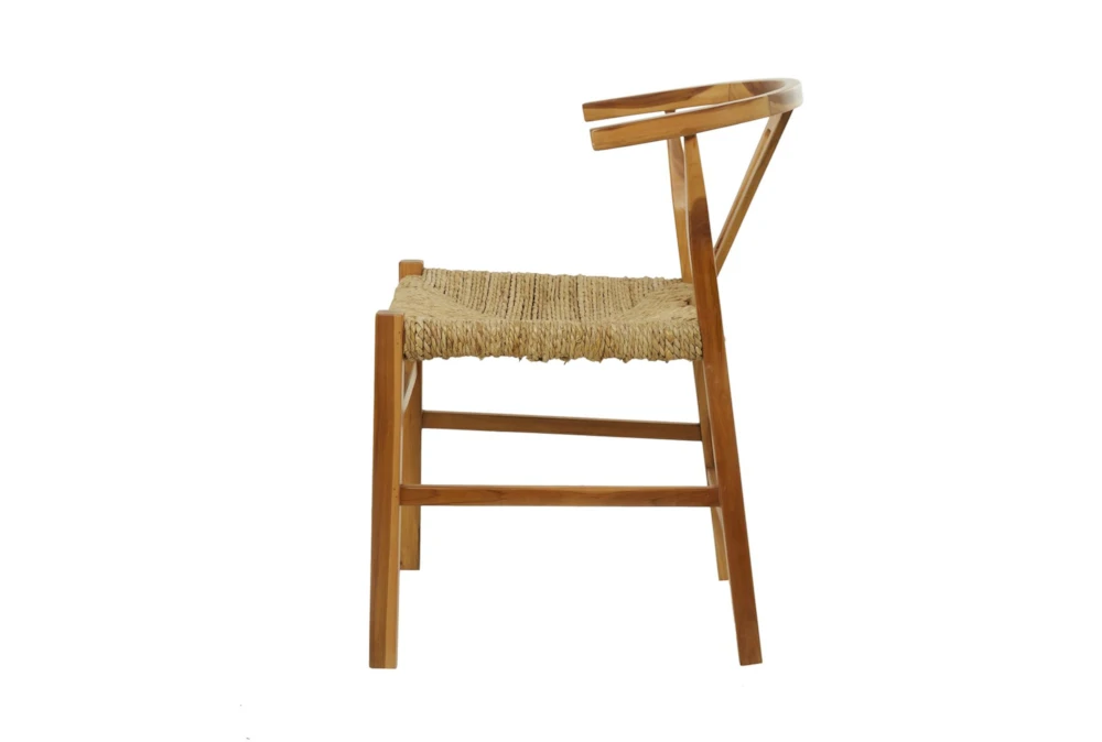 Brown Wishbone Dining Chair 8 Brown Wishbone Dining Chair - Image 6