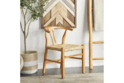 Brown Wishbone Dining Chair 12 Brown Wishbone Dining Chair -Furniluxe 299632 room 85