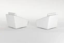 Cypress III 32" Foam Accent Chair Set Of 2 -Furniluxe 299966 black fabric accent chair side 19