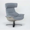 Raiden Blue Reclining Swivel Chair 2 Raiden Blue Reclining Swivel Chair -Furniluxe 300132 blue fabric accent chair side 18