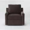 Scott II Copela Chocolate 32" Accent Chair 1 Scott II Copela Chocolate 32" Accent Chair -Furniluxe 300324 brown fabric accent chair signature 01