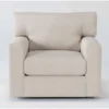 Mercer Foam IV 39" Swivel Chair -Furniluxe 300400 beige fabric swivel signature 01