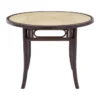 Cafe Black 40" Round Dining Table With Cane -Furniluxe 300572 signature 01