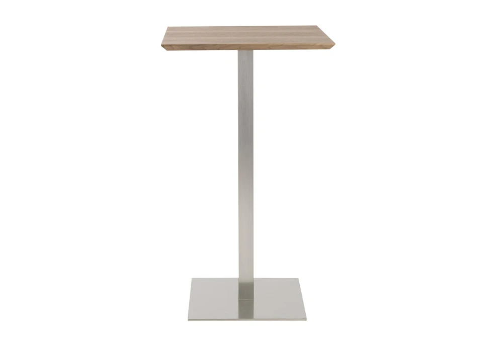 Cece Square Walnut 24" Bar Table 6 Cece Square Walnut 24" Bar Table - Image 4