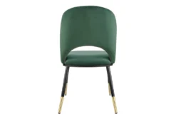 Darcie Olive Green Velvet Side Chair Set Of 2 -Furniluxe 300599 detail 47