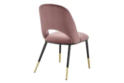 Darcie Rose Velvet Side Chair Set Of 2 -Furniluxe 300601 detail 44