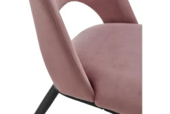 Darcie Rose Velvet Side Chair Set Of 2 -Furniluxe 300601 detail 45