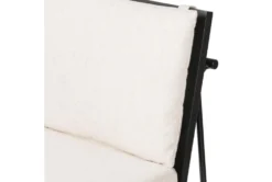 Sierra White/Black Ladderback Dining Chair -Furniluxe 301035 white polyester dining chair detail 44 1