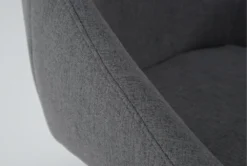 Imogen Charcoal Office Chair -Furniluxe 301760 grey fabric office chair detail 47 1
