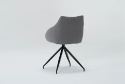 Imogen Charcoal Office Chair -Furniluxe 301760 grey fabric office chair side 19