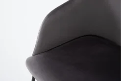 Davy Grey Velvet Chair -Furniluxe 301767 grey velvet office chair detail 44