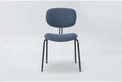 Iago Navy Armless Chair