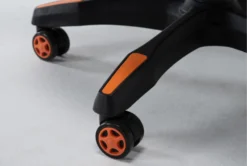 Cicero Orange Mesh Gaming Chair -Furniluxe 301797 orange fabric gaming chair detail 45