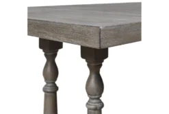 Bracken Natural/Grey 75" Pedestal Dining Table -Furniluxe 302206 natural wood dining table detail 44