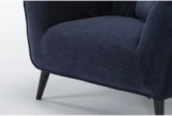 Malika Blue Chair -Furniluxe 302276 blue polyester chair detail 44