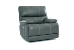 Truman Azure Power Recliner With Power Headrest & USB