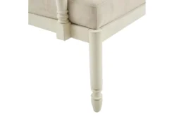 Lantry Cream Accent Chair -Furniluxe 302780 natural wood accent chair detail 44