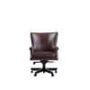 Beau Brown Leather Office Chair -Furniluxe 303549 brown leather office chair signature 01