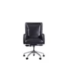 Edgar Black Leather Office Chair -Furniluxe 303550 black leather office chair signature 01