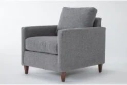 Santana Graphite Chair -Furniluxe 303743 grey fabric chair side 19