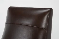 Darius Push Back Recliner -Furniluxe 303906 brown leather push back detail 44