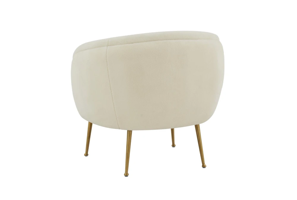 Shiloh Faux Sheepskin Accent Chair 4 Shiloh Faux Sheepskin Accent Chair - Image 2