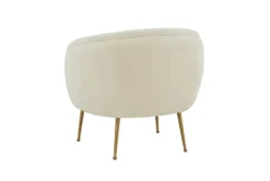 Shiloh Faux Sheepskin Accent Chair 16 Shiloh Faux Sheepskin Accent Chair -Furniluxe 304089 white faux fur accent chair back 83