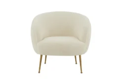 Shiloh Faux Sheepskin Accent Chair